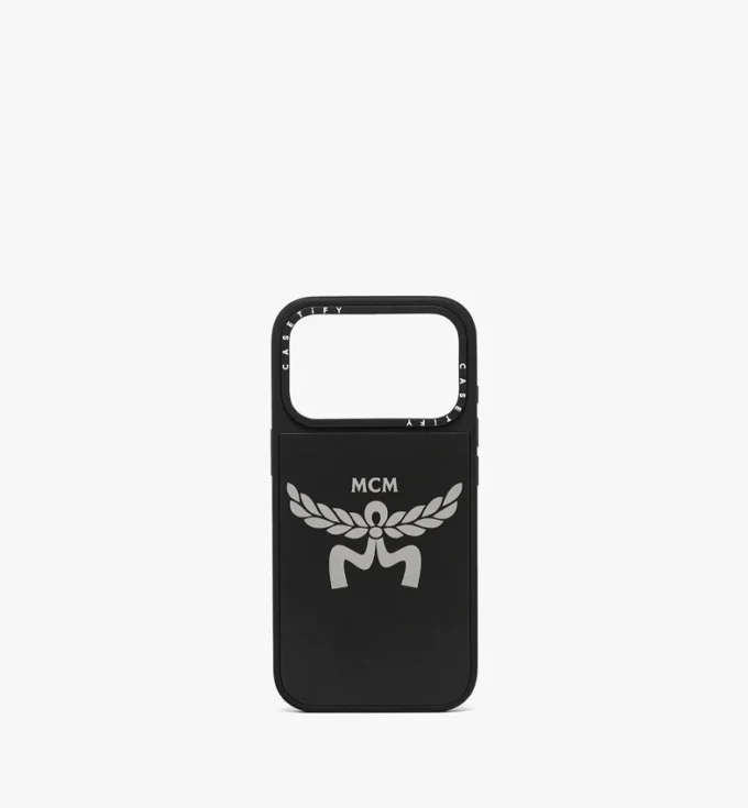 Étui pour iPhone 17 Pro MCM X Casetify Logo Impact
