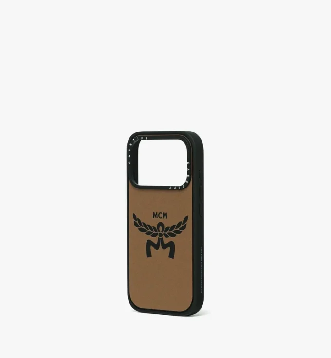 Étui pour iPhone 17 Pro MCM X Casetify Logo Impact