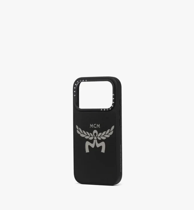 Étui pour iPhone 17 Pro MCM X Casetify Logo Impact