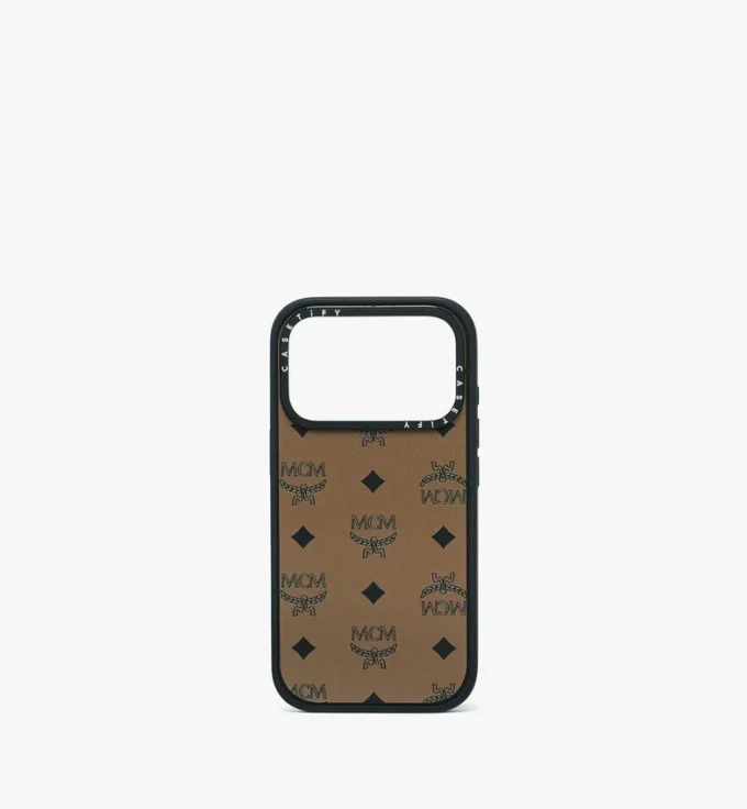 Étui pour iPhone 17 Pro MCM X Casetify Monogram Impact Étui pour iPhone 17 Pro MCM X Casetify Monogram Impact