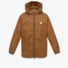 Veste coupe-vent à capuche en nylon recyclé avec imprimé Monogram Veste coupe-vent à capuche en nylon recyclé avec imprimé Monogram