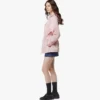 Veste coupe-vent à capuche en nylon recyclé avec imprimé Monogram