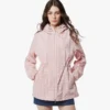Veste coupe-vent à capuche en nylon recyclé avec imprimé Monogram