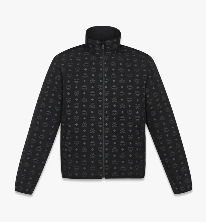 Veste coupe-vent réversible à imprimé Monogram en Econyl®