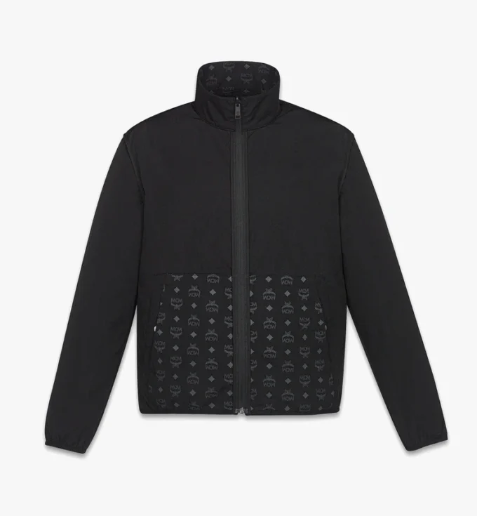 Veste coupe-vent réversible à imprimé Monogram en Econyl®