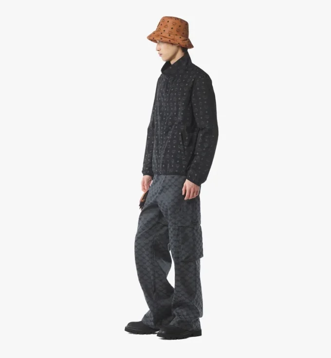 Veste coupe-vent réversible à imprimé Monogram en Econyl®