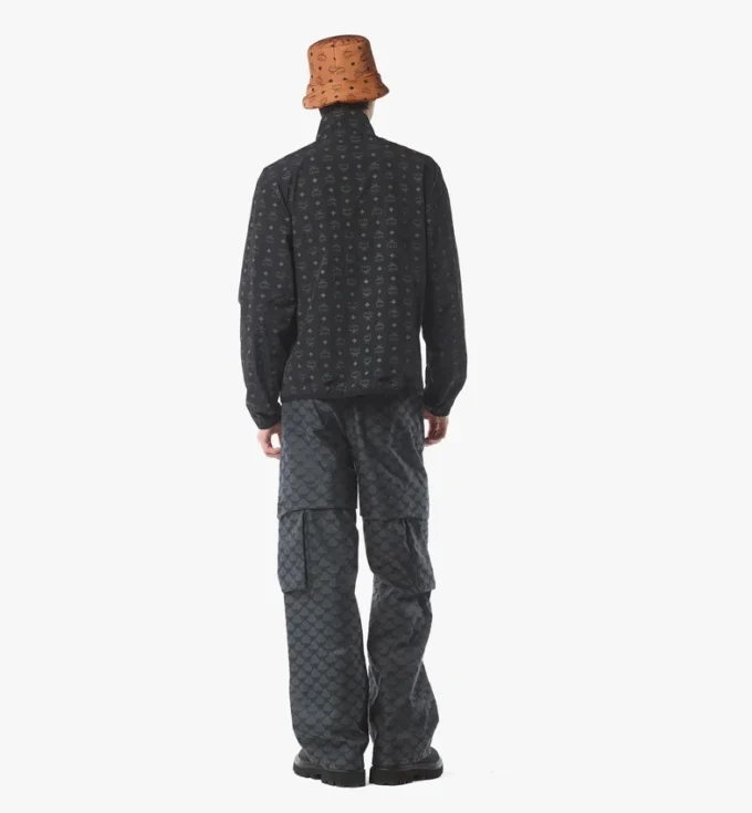 Veste coupe-vent réversible à imprimé Monogram en Econyl®