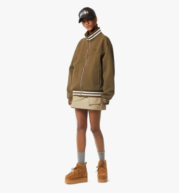 Veste de survêtement en Ponte avec logo Essential Veste de survêtement en Ponte avec logo Essential
