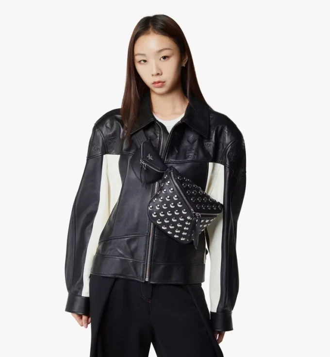 Sac banane Diamant 3D en cuir d&rsquo;agneau Galactic Gala
