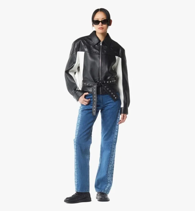 Veste en cuir d’agneau Veste en cuir d’agneau