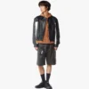 Veste en cuir d’agneau Veste en cuir d’agneau