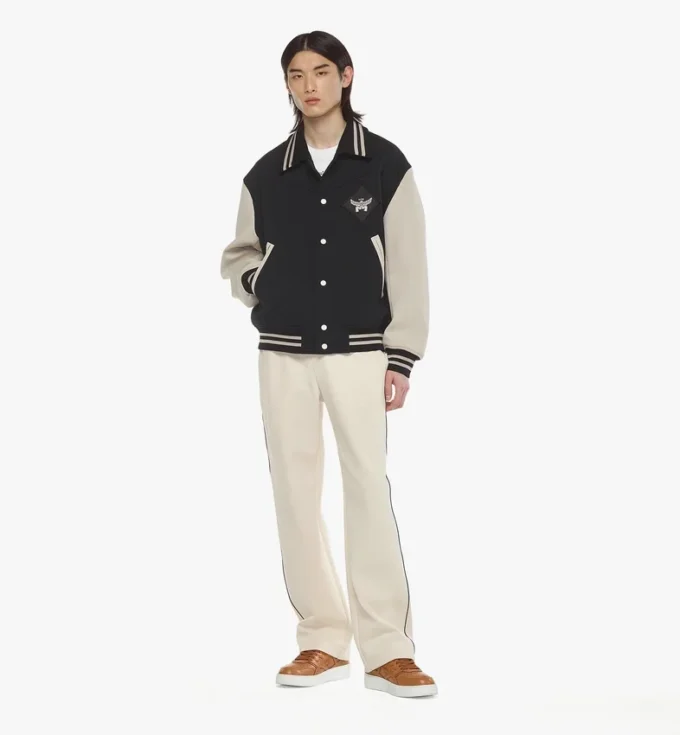 Veste universitaire avec patch logo Essential