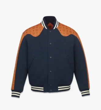 Veste universitaire en jacquard néoprène Monogram