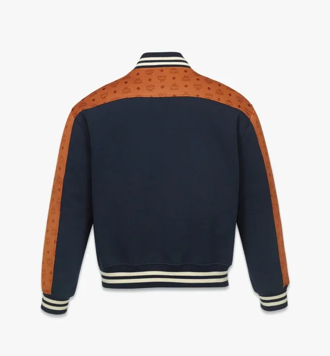 Veste universitaire en jacquard néoprène Monogram Veste universitaire en jacquard néoprène Monogram