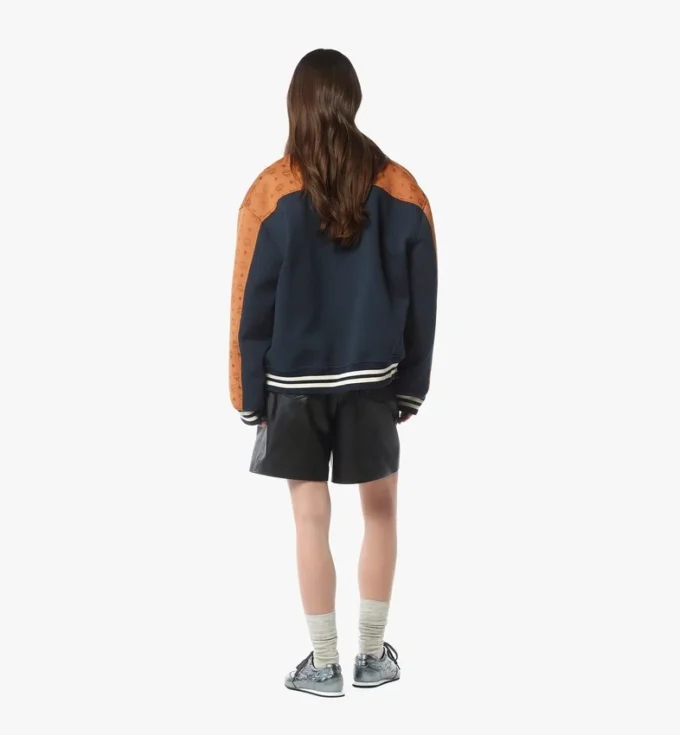 Veste universitaire en jacquard néoprène Monogram Veste universitaire en jacquard néoprène Monogram